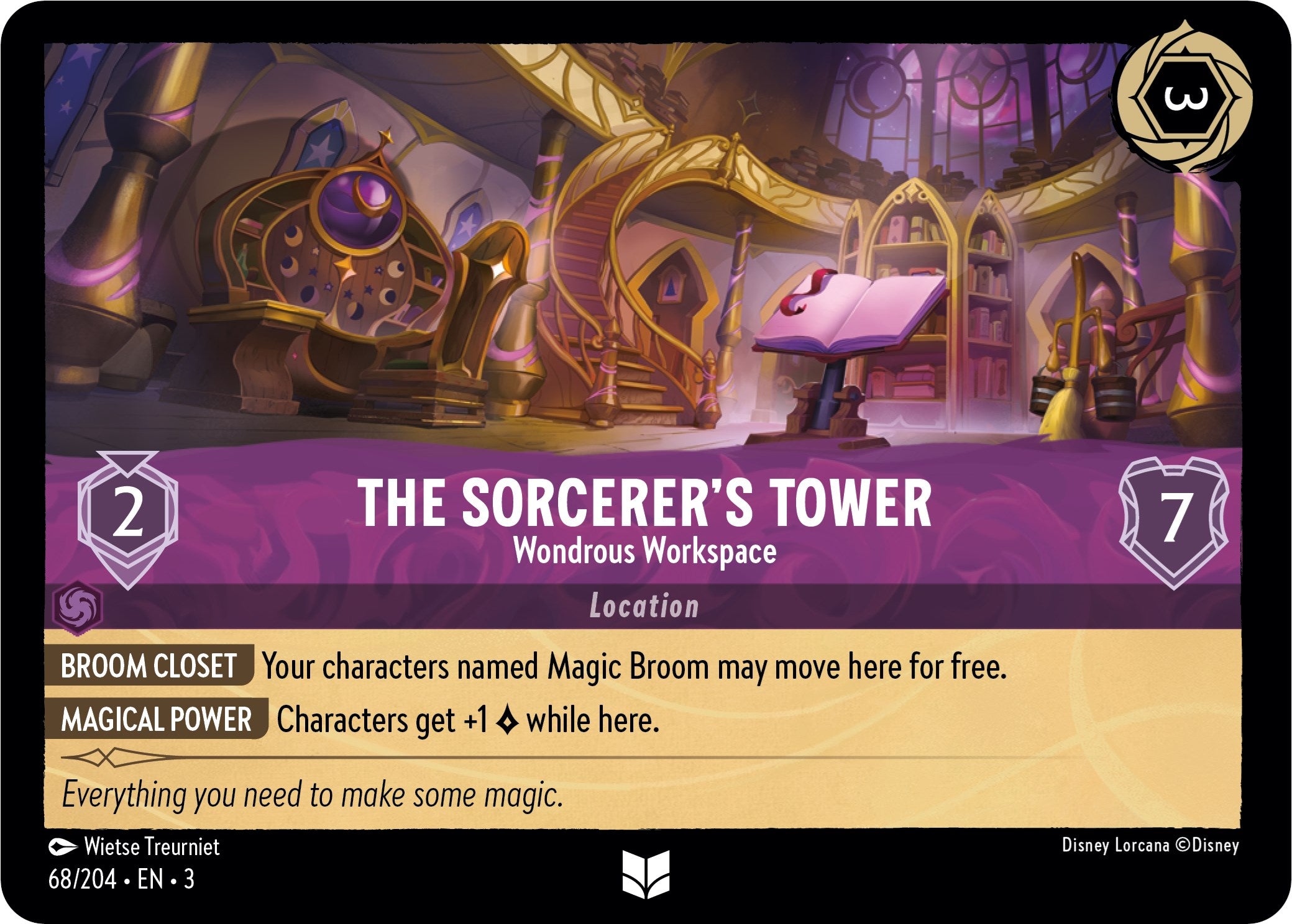 The Sorcerer's Tower - Wondrous Workspace (68/204) [Into the Inklands] | Tabernacle Games