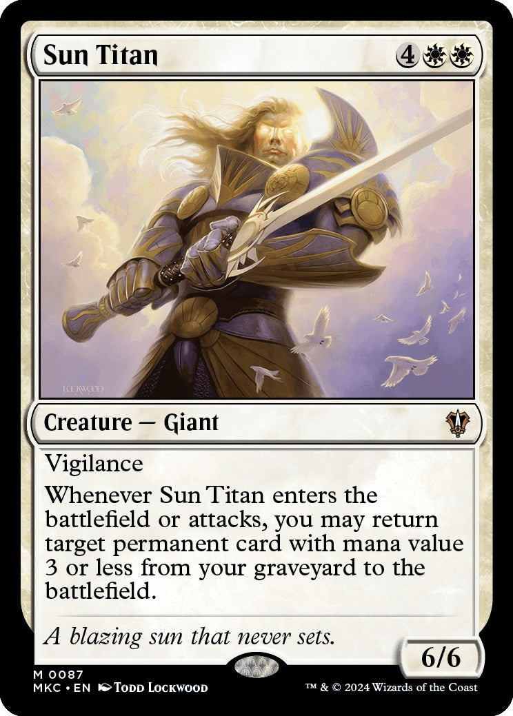 Sun Titan [Murders at Karlov Manor Commander] | Tabernacle Games