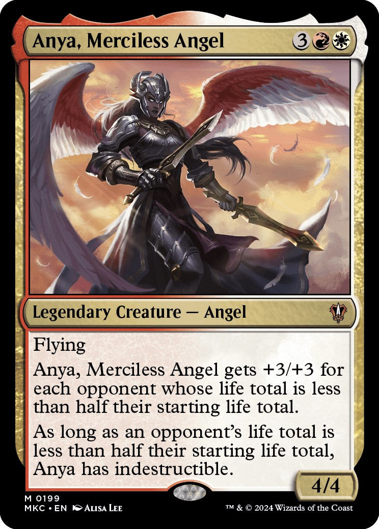 Anya, Merciless Angel [Murders at Karlov Manor Commander] | Tabernacle Games