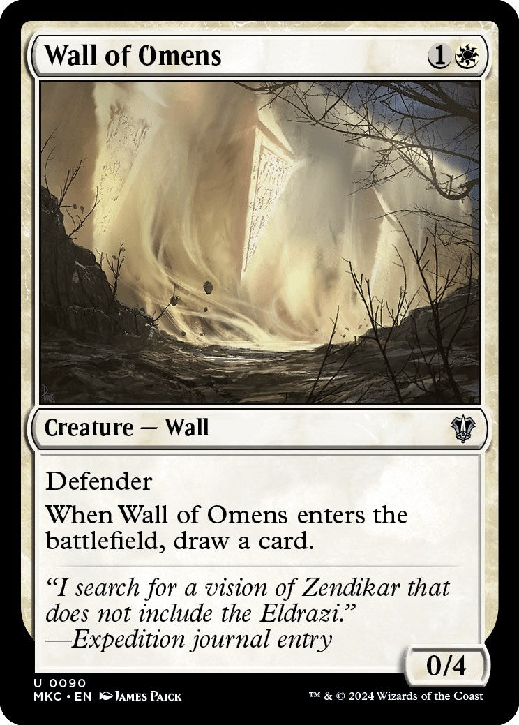 Wall of Omens [Murders at Karlov Manor Commander] | Tabernacle Games