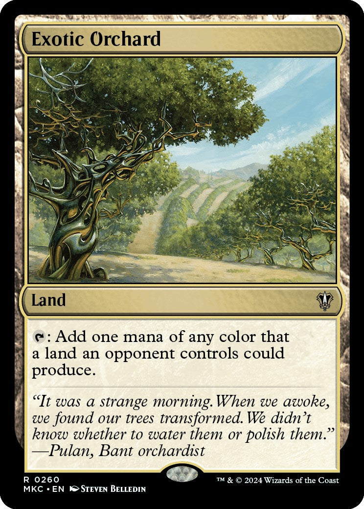 Exotic Orchard [Murders at Karlov Manor Commander] | Tabernacle Games