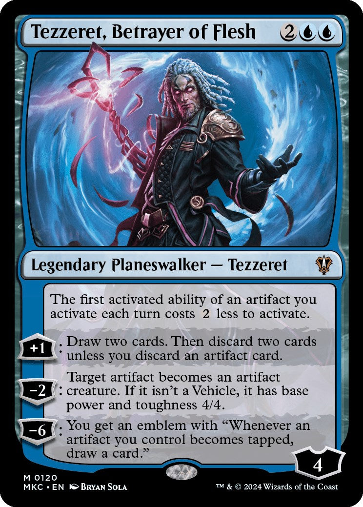 Tezzeret, Betrayer of Flesh [Murders at Karlov Manor Commander] | Tabernacle Games