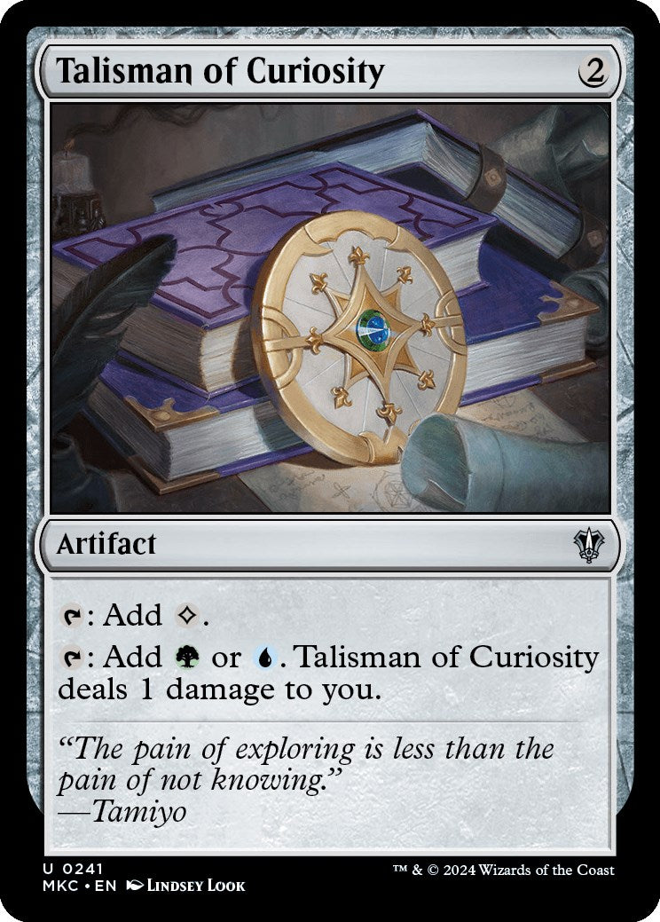 Talisman of Curiosity [Murders at Karlov Manor Commander] | Tabernacle Games