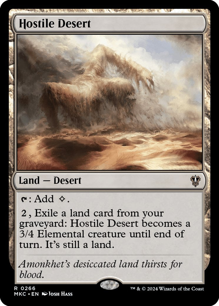 Hostile Desert [Murders at Karlov Manor Commander] | Tabernacle Games