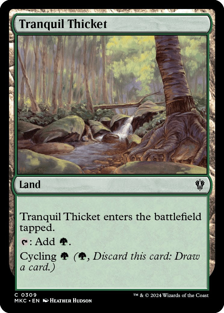 Tranquil Thicket [Murders at Karlov Manor Commander] | Tabernacle Games