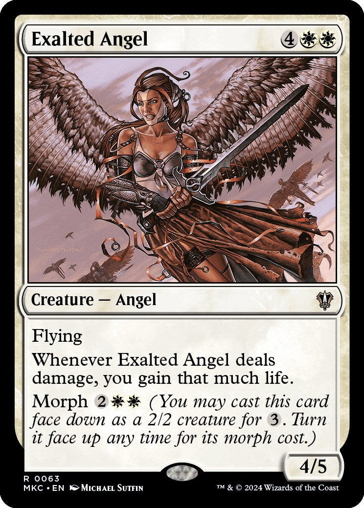 Exalted Angel [Murders at Karlov Manor Commander] | Tabernacle Games