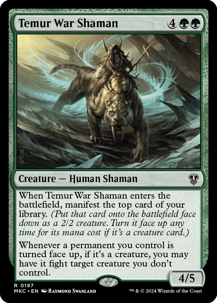 Temur War Shaman [Murders at Karlov Manor Commander] | Tabernacle Games