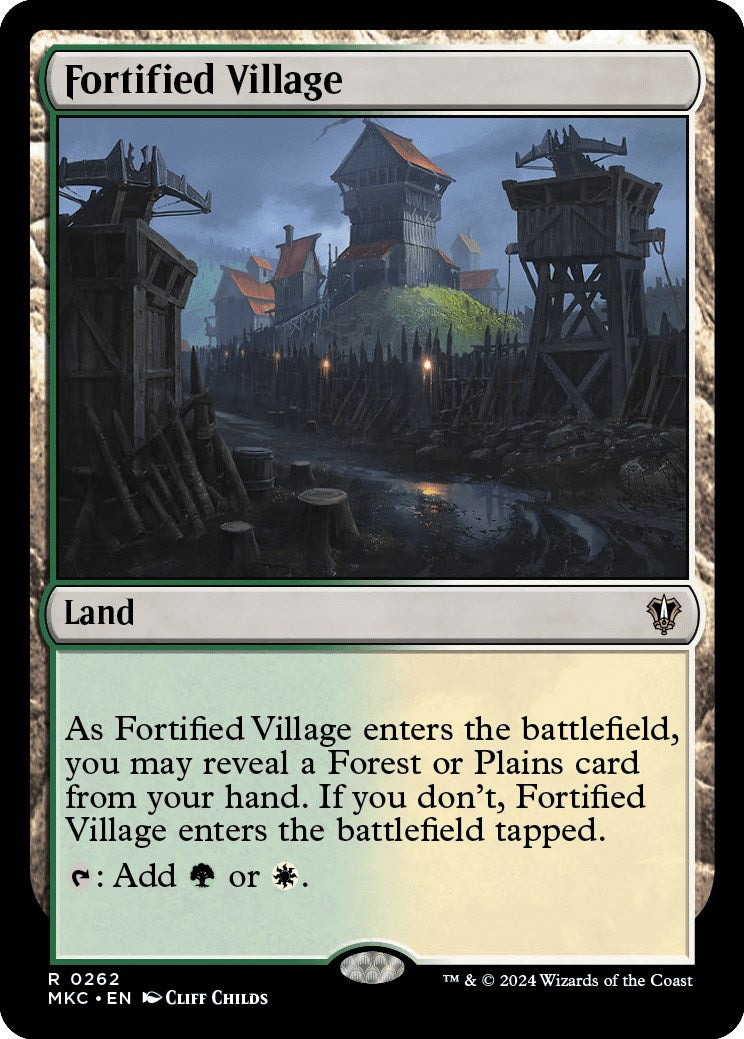 Fortified Village [Murders at Karlov Manor Commander] | Tabernacle Games