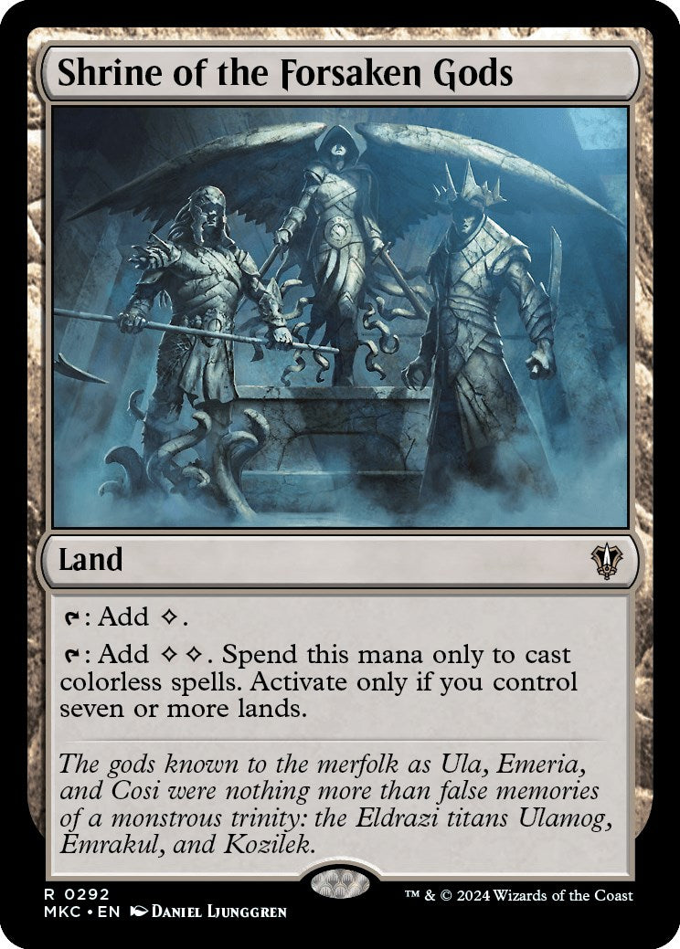 Shrine of the Forsaken Gods [Murders at Karlov Manor Commander] | Tabernacle Games