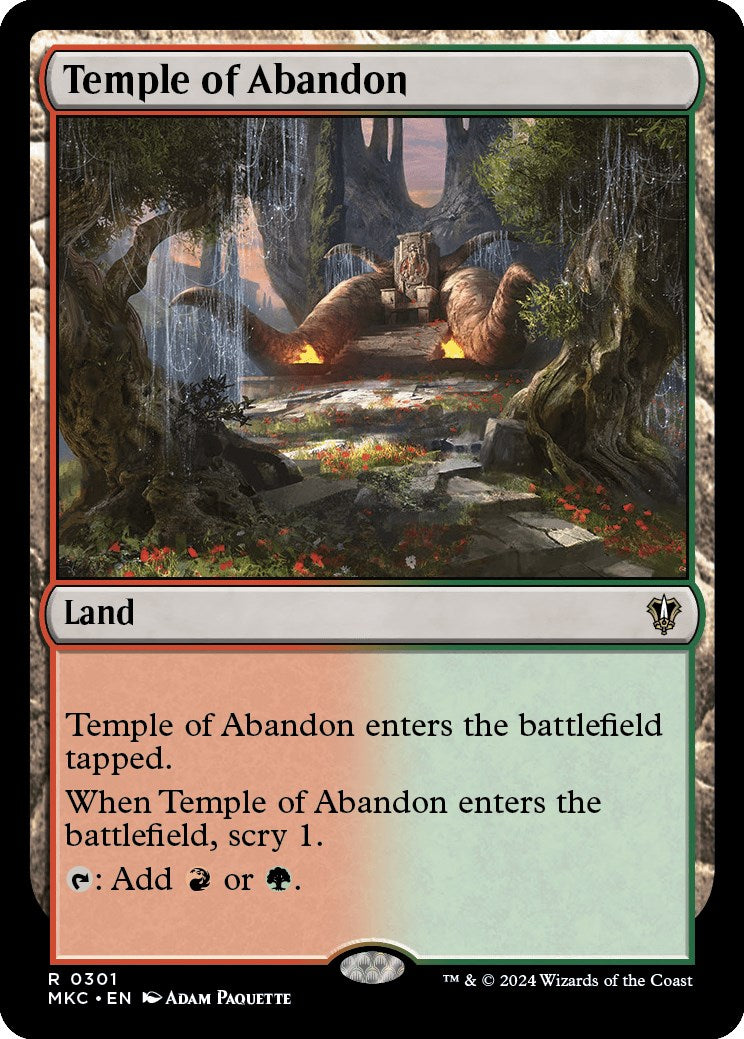 Temple of Abandon [Murders at Karlov Manor Commander] | Tabernacle Games