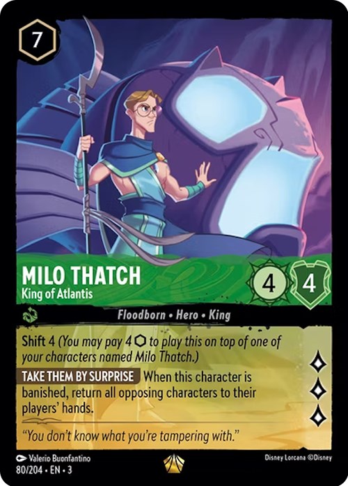 Milo Thatch - King of Atlantis (80/204) [Into the Inklands] | Tabernacle Games