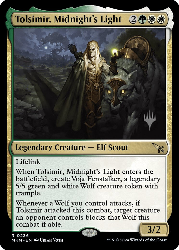 Tolsimir, Midnight's Light (Promo Pack) [Murders at Karlov Manor Promos] | Tabernacle Games