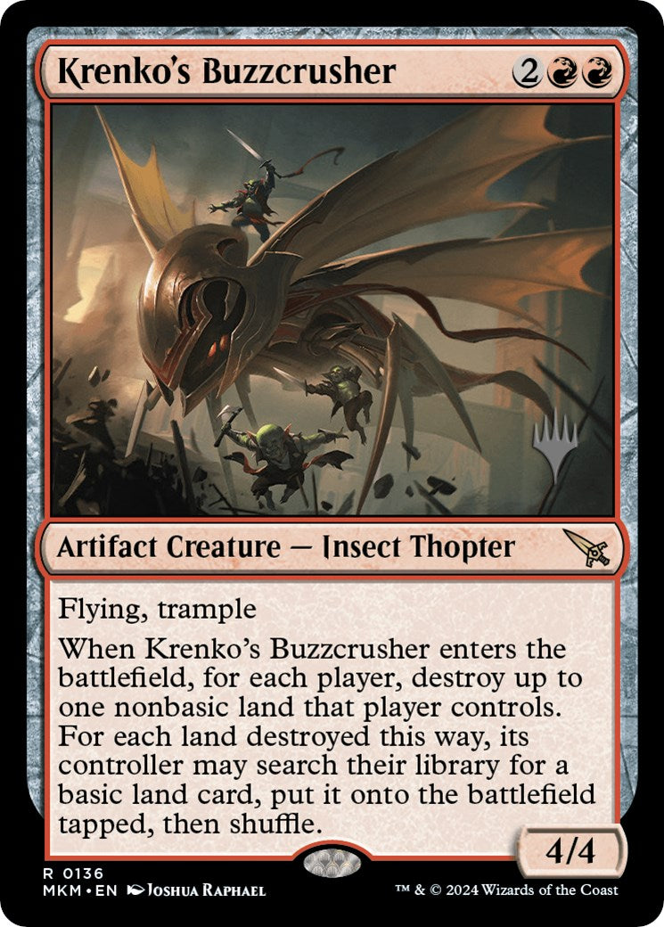 Krenko's Buzzcrusher (Promo Pack) [Murders at Karlov Manor Promos] | Tabernacle Games