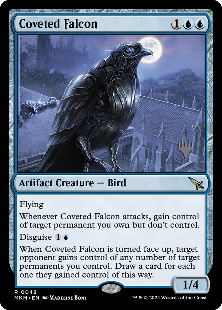 Coveted Falcon (Promo Pack) [Murders at Karlov Manor Promos] | Tabernacle Games