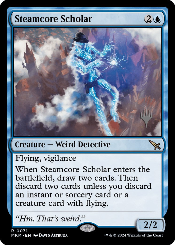 Steamcore Scholar (Promo Pack) [Murders at Karlov Manor Promos] | Tabernacle Games