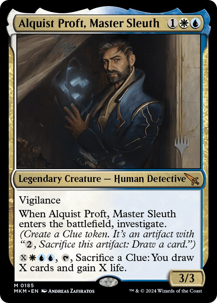 Alquist Proft, Master Sleuth (Promo Pack) [Murders at Karlov Manor Promos] | Tabernacle Games