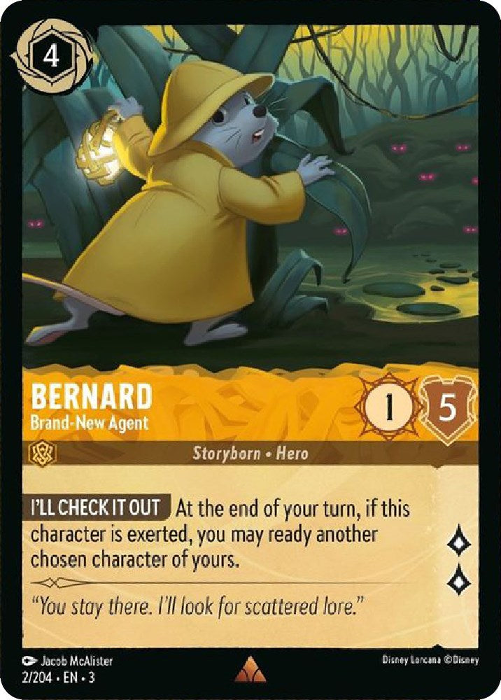 Bernard - Brand-New Agent (2/204) [Into the Inklands] | Tabernacle Games
