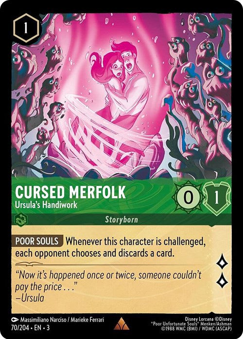 Cursed Merfolk - Ursula's Handiwork (70/204) [Into the Inklands] | Tabernacle Games