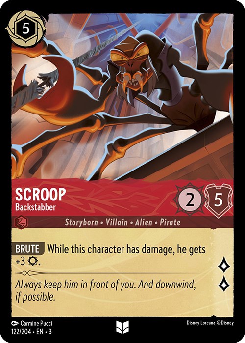 Scroop - Backstabber (122/204) [Into the Inklands] | Tabernacle Games