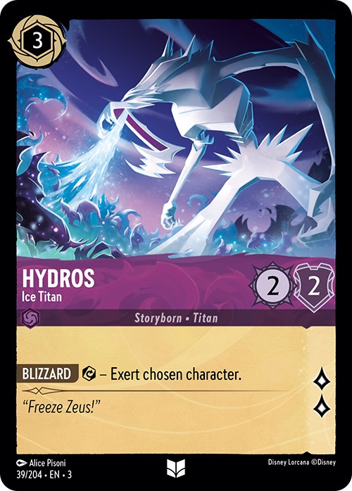 Hydros - Ice Titan (39/204) [Into the Inklands] | Tabernacle Games