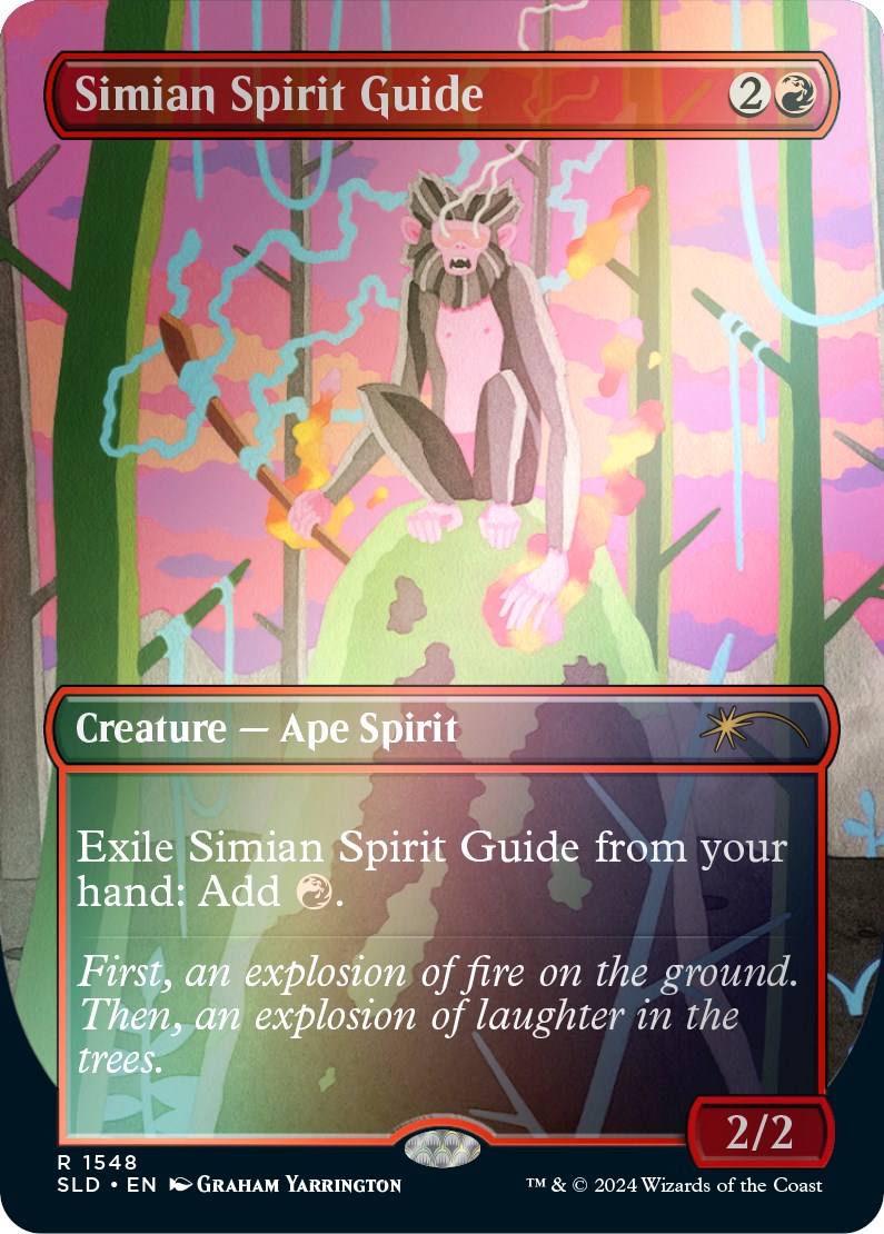 Simian Spirit Guide (Rainbow Foil) [Secret Lair Drop Series] | Tabernacle Games