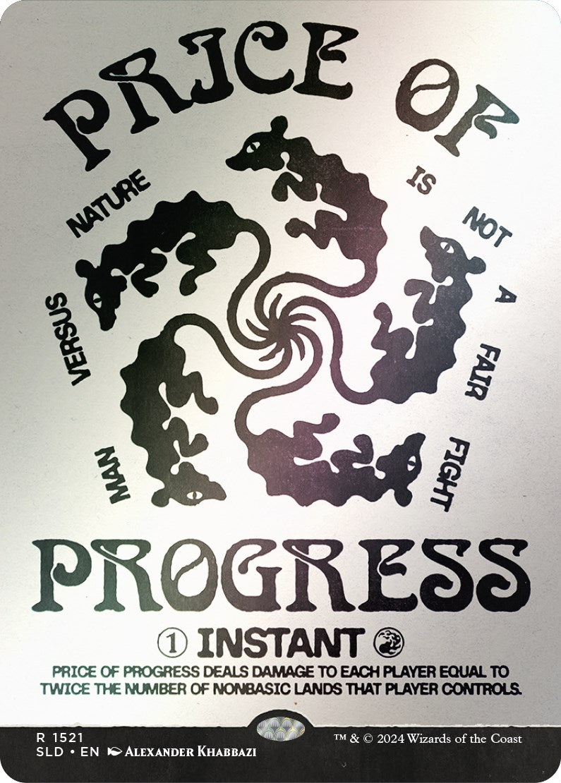 Price of Progress (Rainbow Foil) [Secret Lair Drop Series] | Tabernacle Games