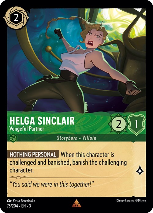 Helga Sinclair - Vengeful Partner (75/204) [Into the Inklands] | Tabernacle Games