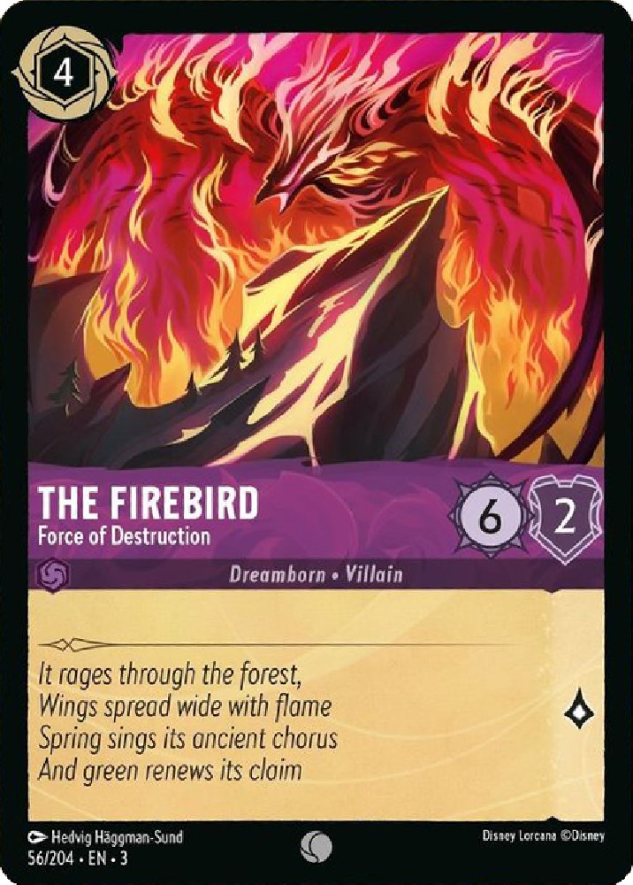 The Firebird - Force of Destruction (56/204) [Into the Inklands] | Tabernacle Games