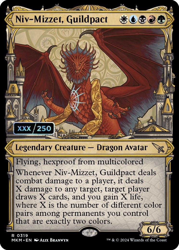 Niv-Mizzet, Guildpact (Serialized) [Murders at Karlov Manor] | Tabernacle Games