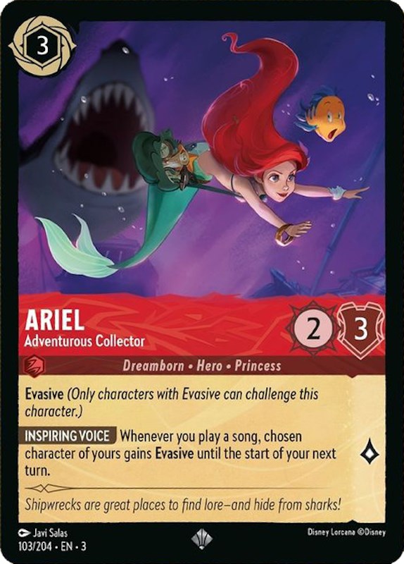 Ariel - Adventurous Collector (103/204) [Into the Inklands] | Tabernacle Games