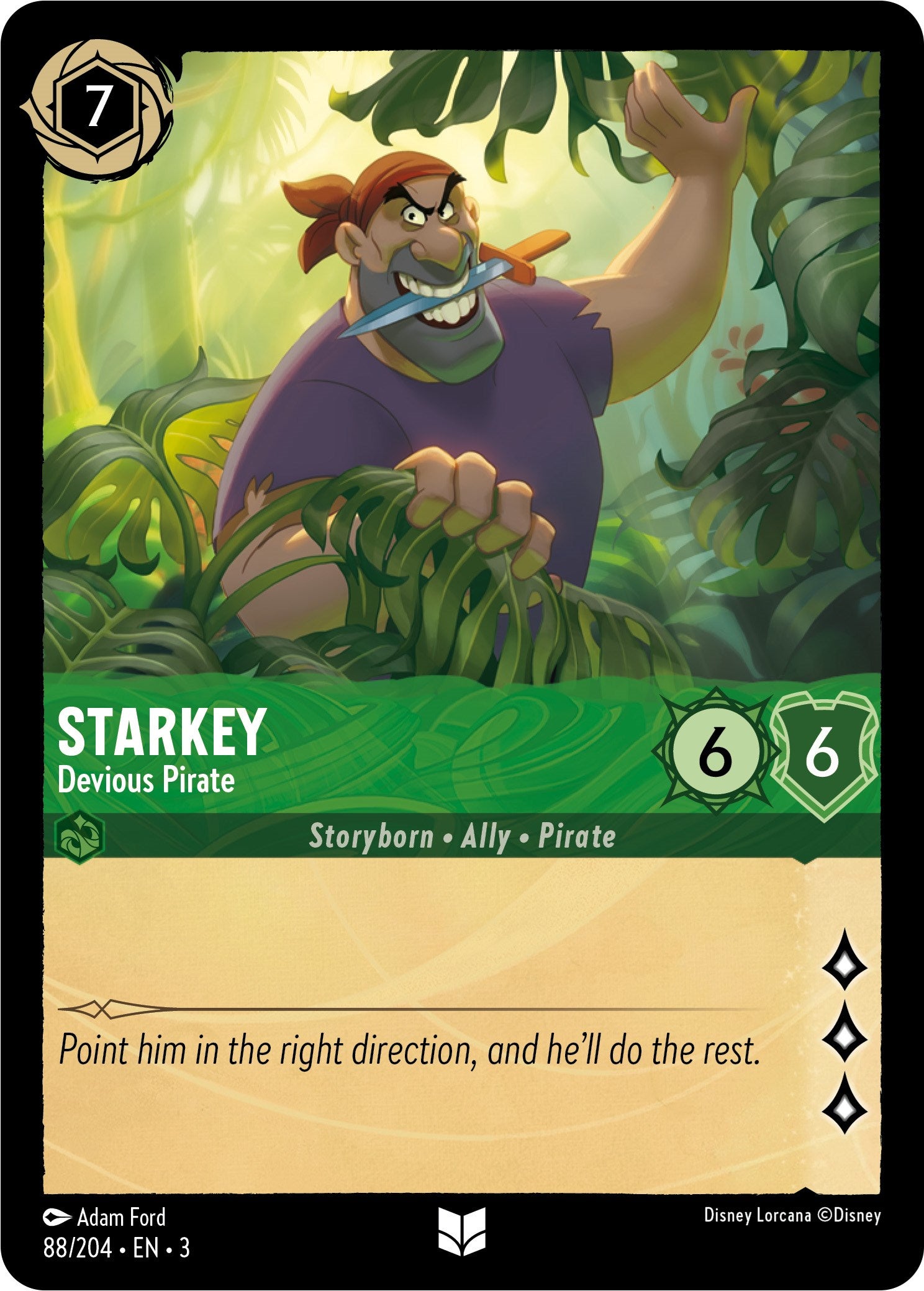 Starkey - Devious Pirate (88/204) [Into the Inklands] | Tabernacle Games