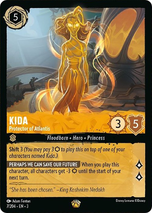 Kida - Protector of Atlantis (7/204) [Into the Inklands] | Tabernacle Games