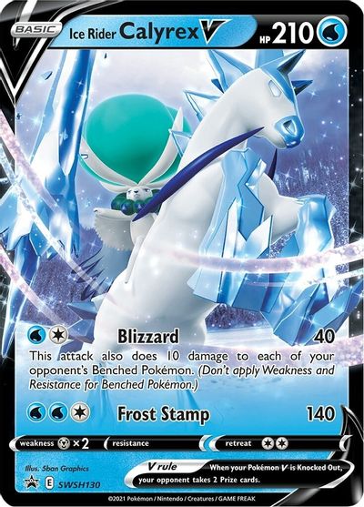 Ice Rider Calyrex V (SWSH130) [Sword & Shield: Black Star Promos] | Tabernacle Games