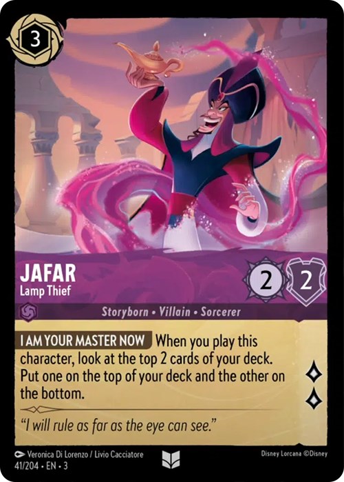 Jafar - Lamp Thief (41/204) [Into the Inklands] | Tabernacle Games