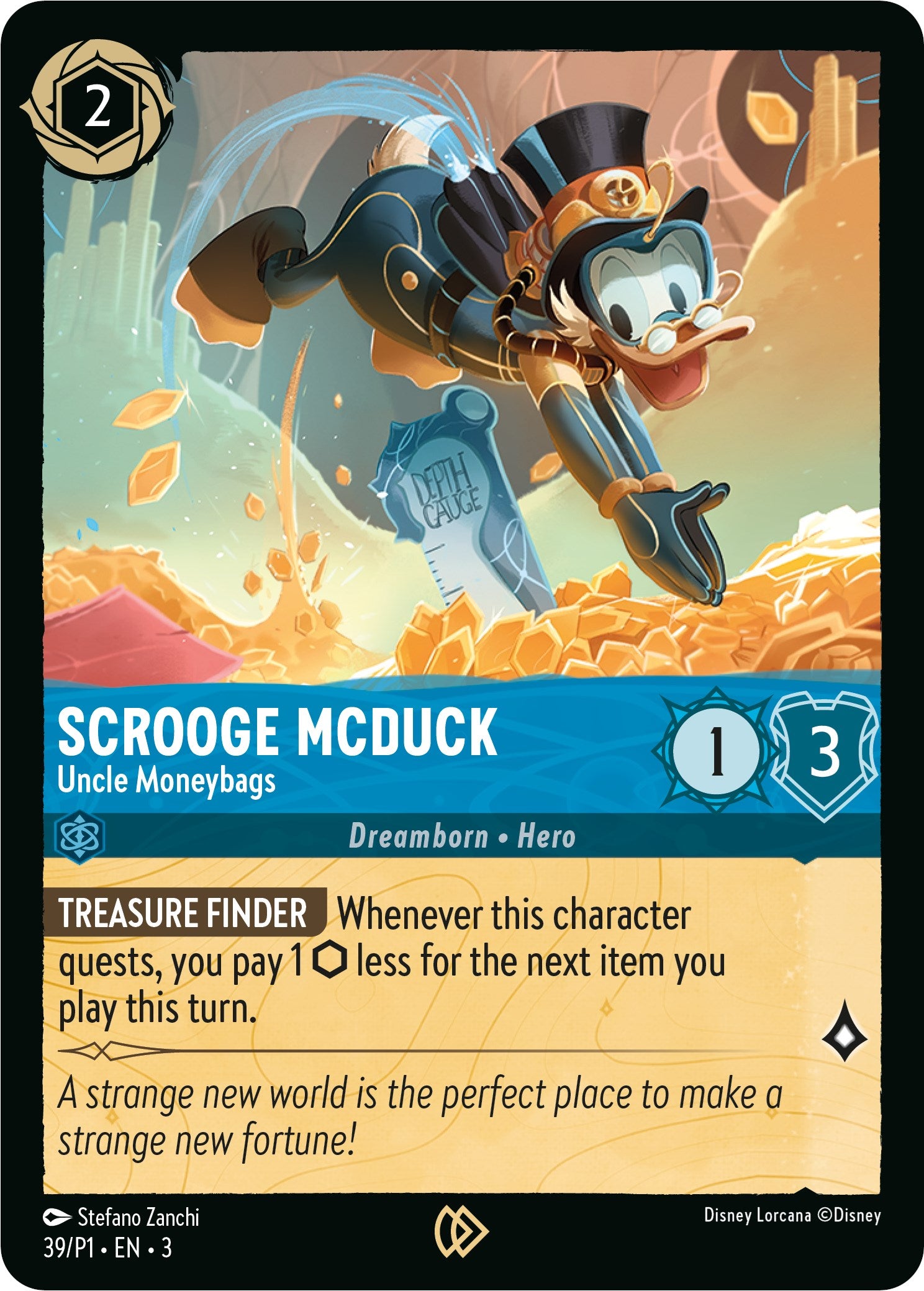 Scrooge McDuck - Uncle Moneybags (39) [Promo Cards] | Tabernacle Games