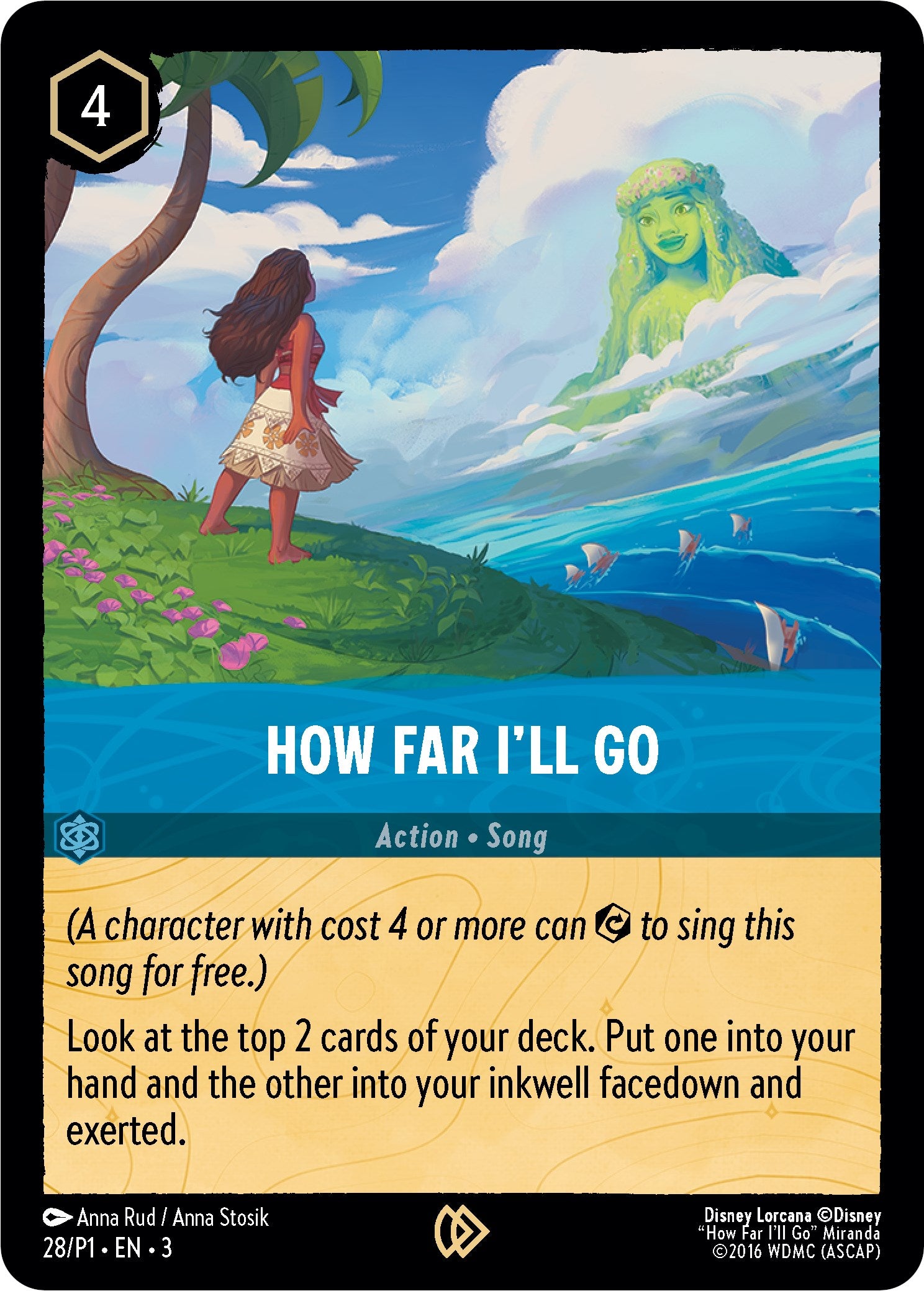 How Far I'll Go (28) [Promo Cards] | Tabernacle Games