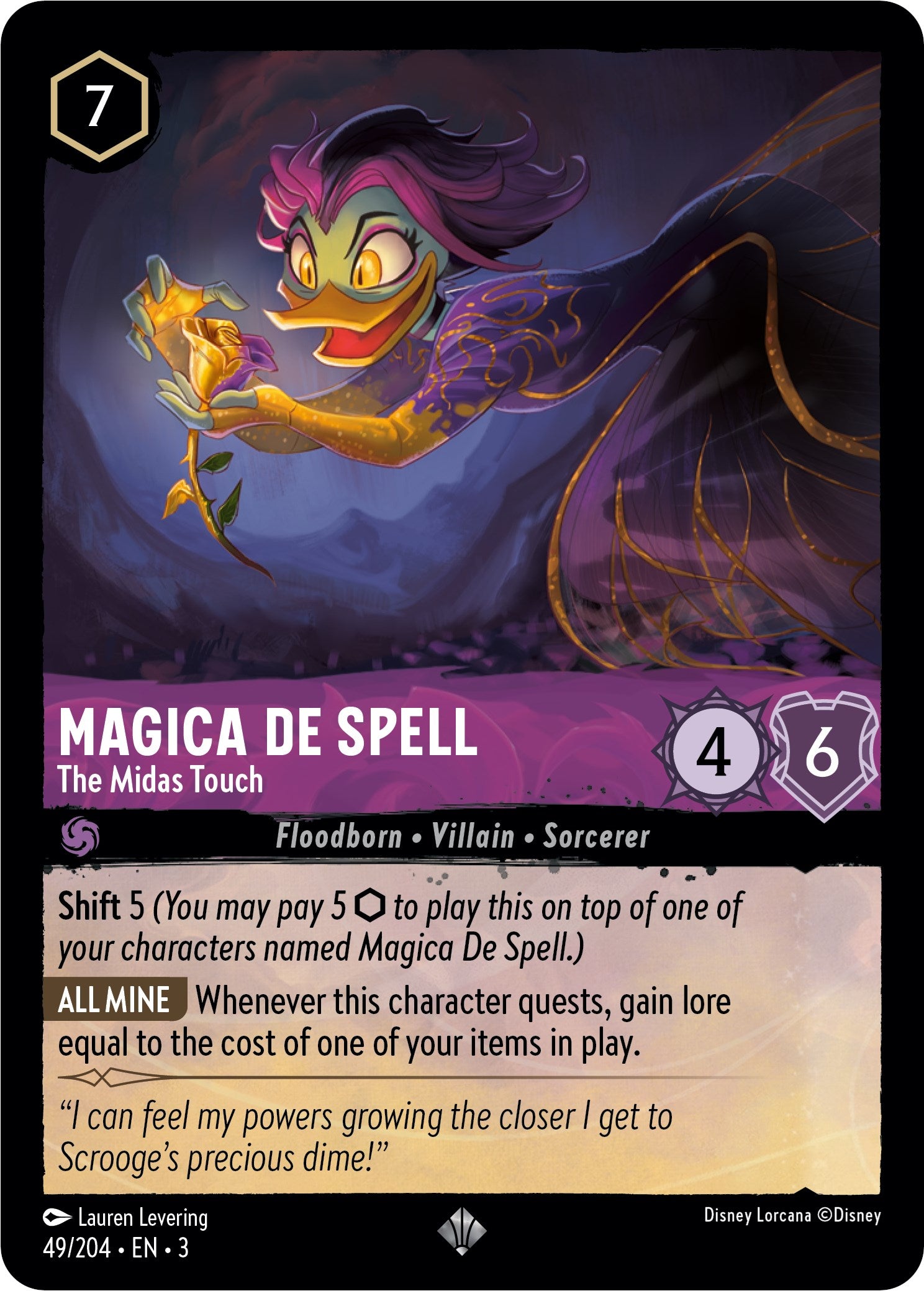 Magica De Spell - The Midas Touch (49/204) [Into the Inklands] | Tabernacle Games