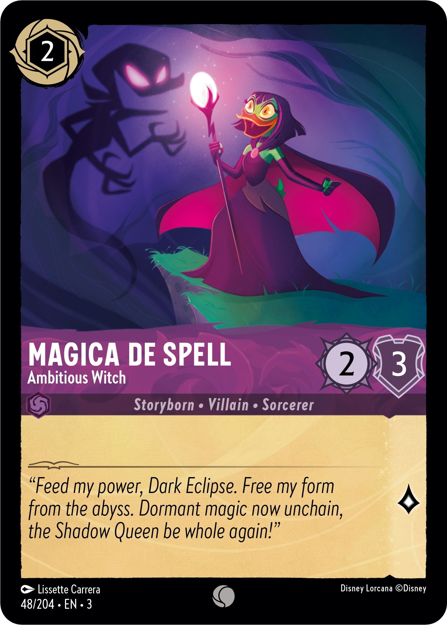 Magica De Spell - Ambitious Witch (48/204) [Into the Inklands] | Tabernacle Games