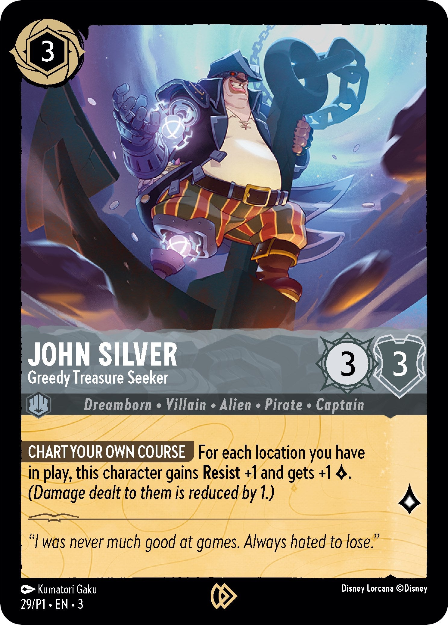 John Silver - Greedy Treasure Seeker (29) [Promo Cards] | Tabernacle Games