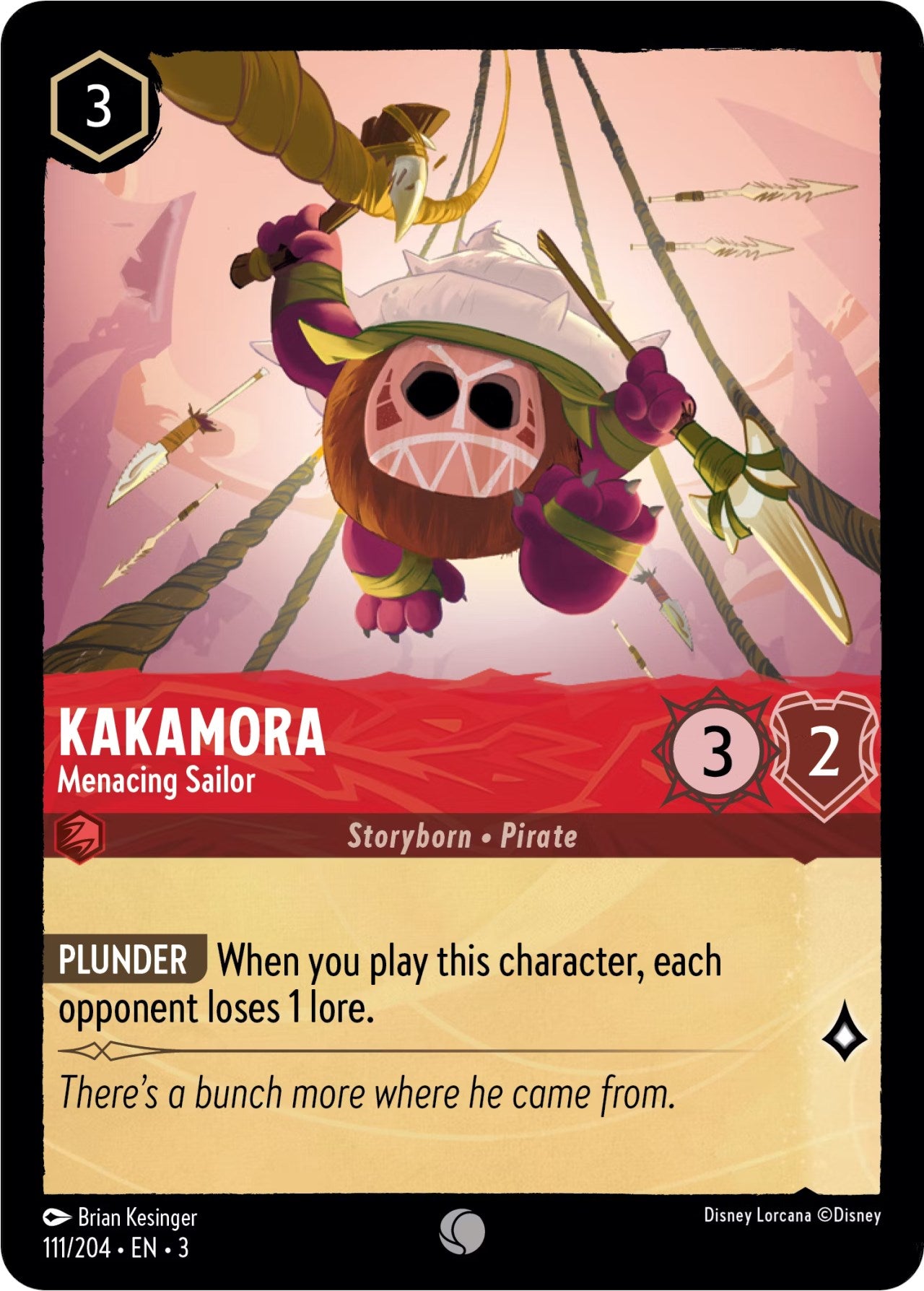 Kakamora - Menacing Sailor (111/204) [Into the Inklands] | Tabernacle Games