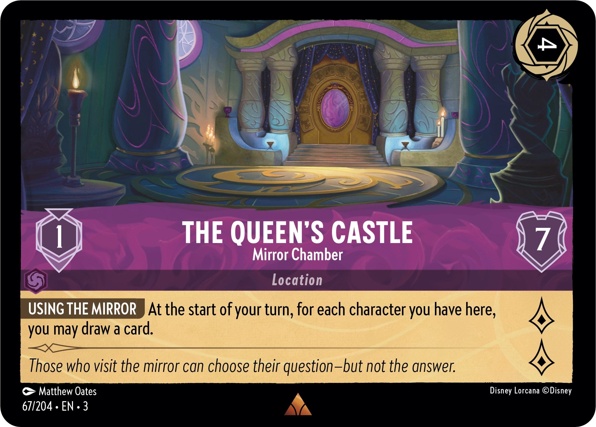 The Queen's Castle - Mirror Chamber (67/204) [Into the Inklands] | Tabernacle Games