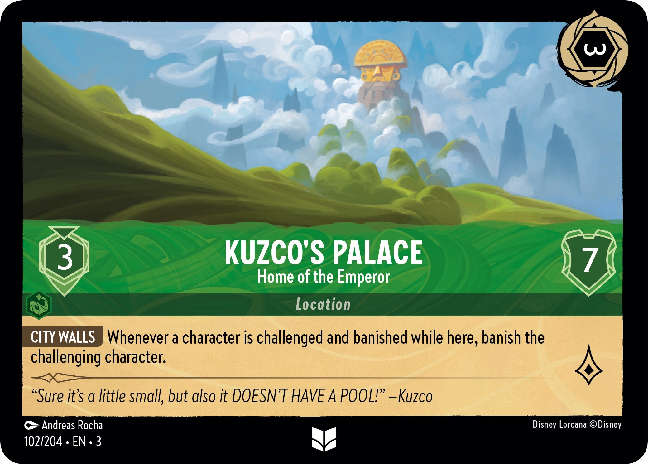 Kuzco's Palace - Home of the Emperor (102/204) [Into the Inklands] | Tabernacle Games