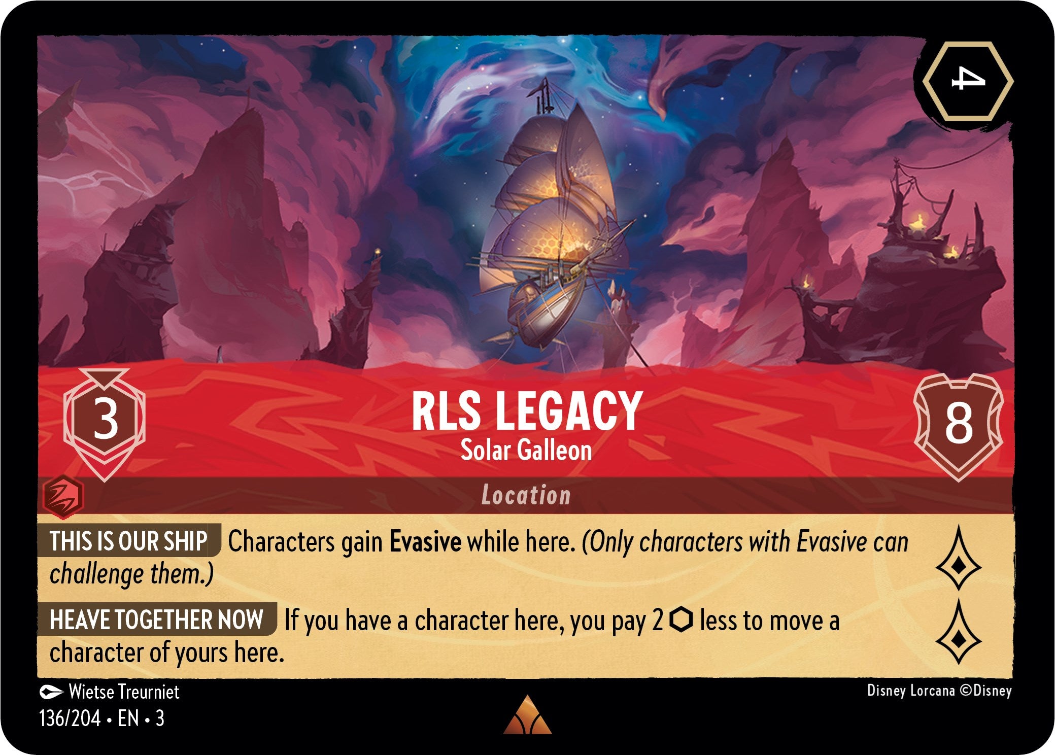 RLS Legacy - Solar Galleon (136/204) [Into the Inklands] | Tabernacle Games