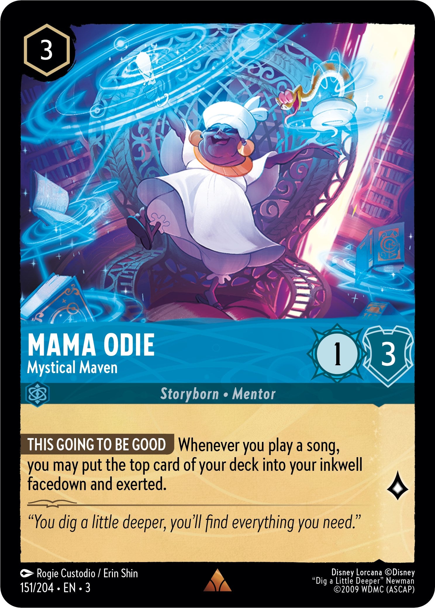 Mama Odie - Mystical Maven (151/204) [Into the Inklands] | Tabernacle Games