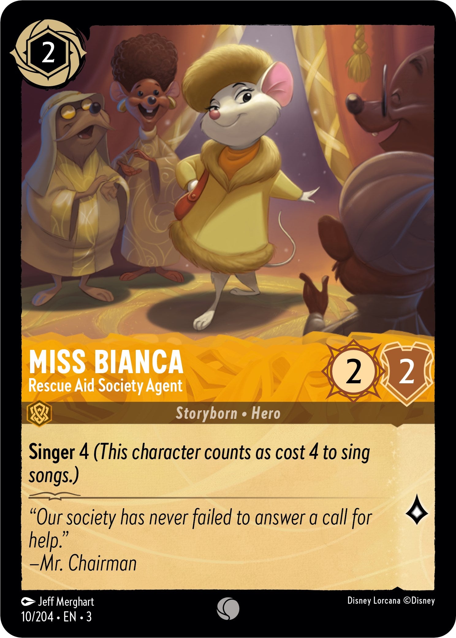 Miss Bianca - Rescue Aid Society Agent (10/204) [Into the Inklands] | Tabernacle Games