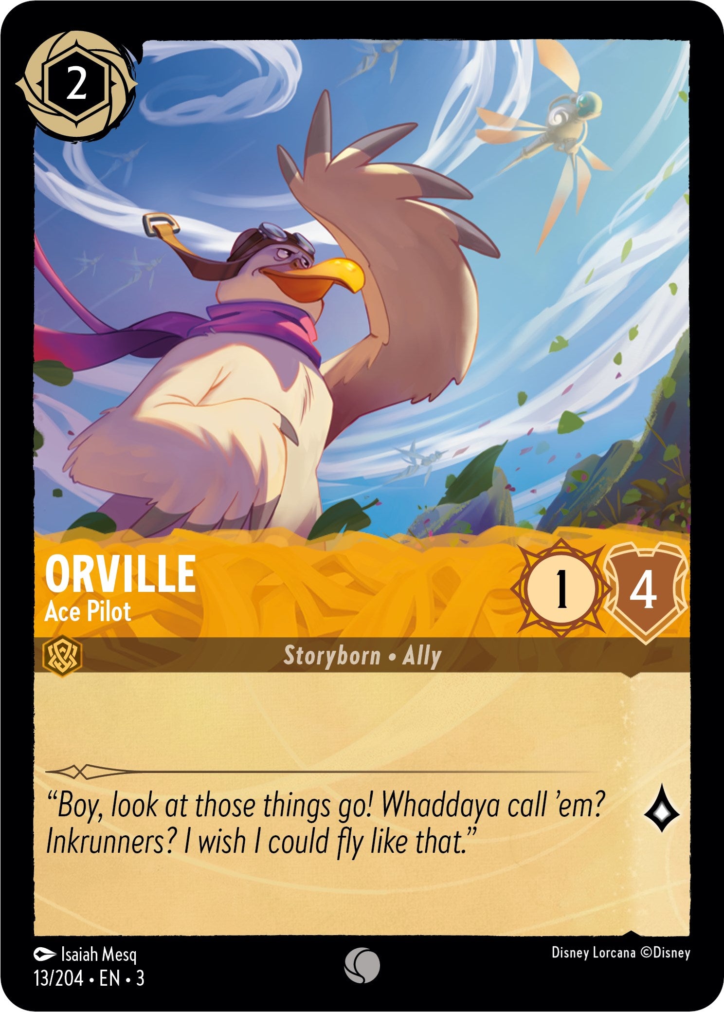 Orville - Ace Pilot (13/204) [Into the Inklands] | Tabernacle Games