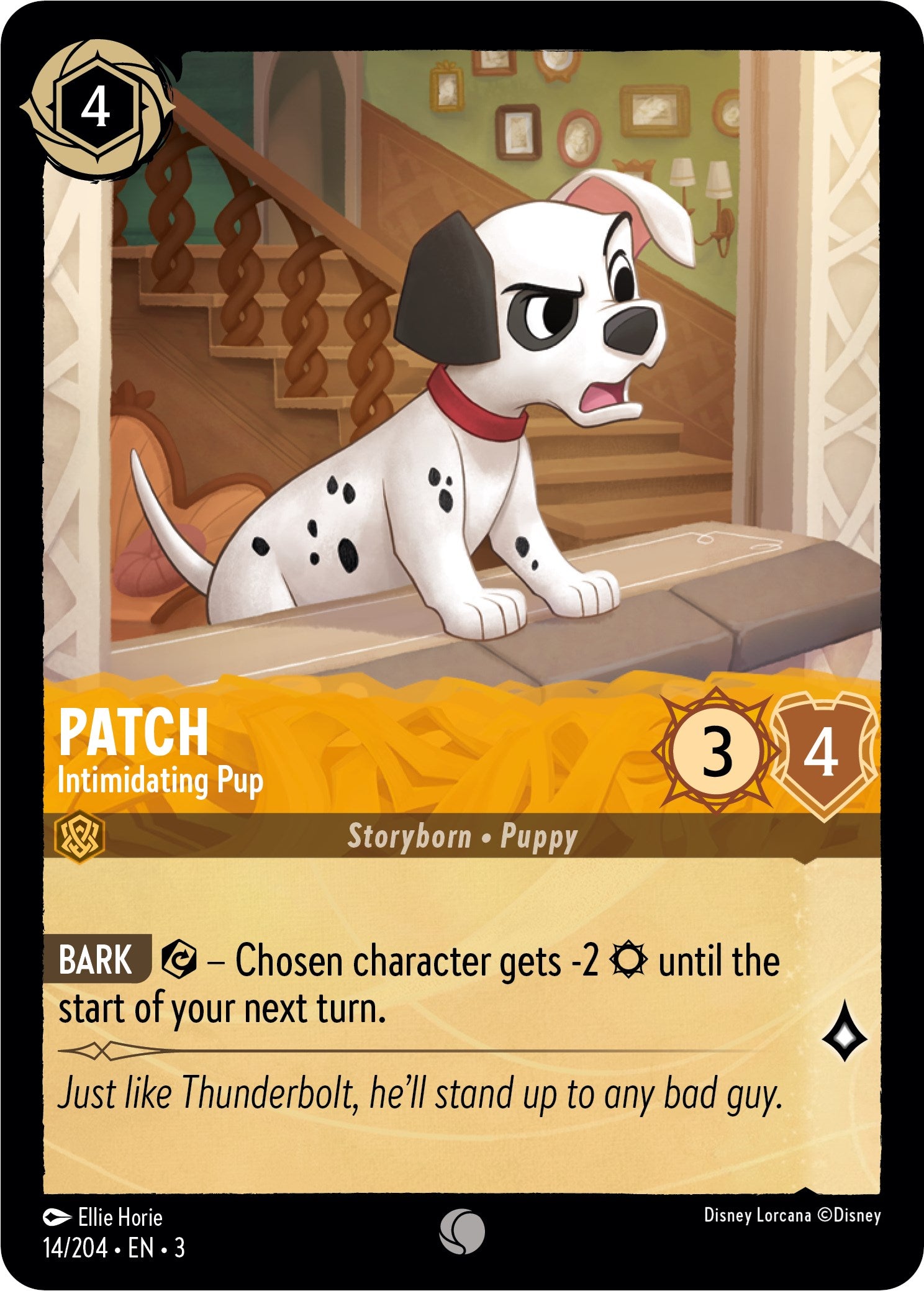 Patch - Intimidating Pup (14/204) [Into the Inklands] | Tabernacle Games