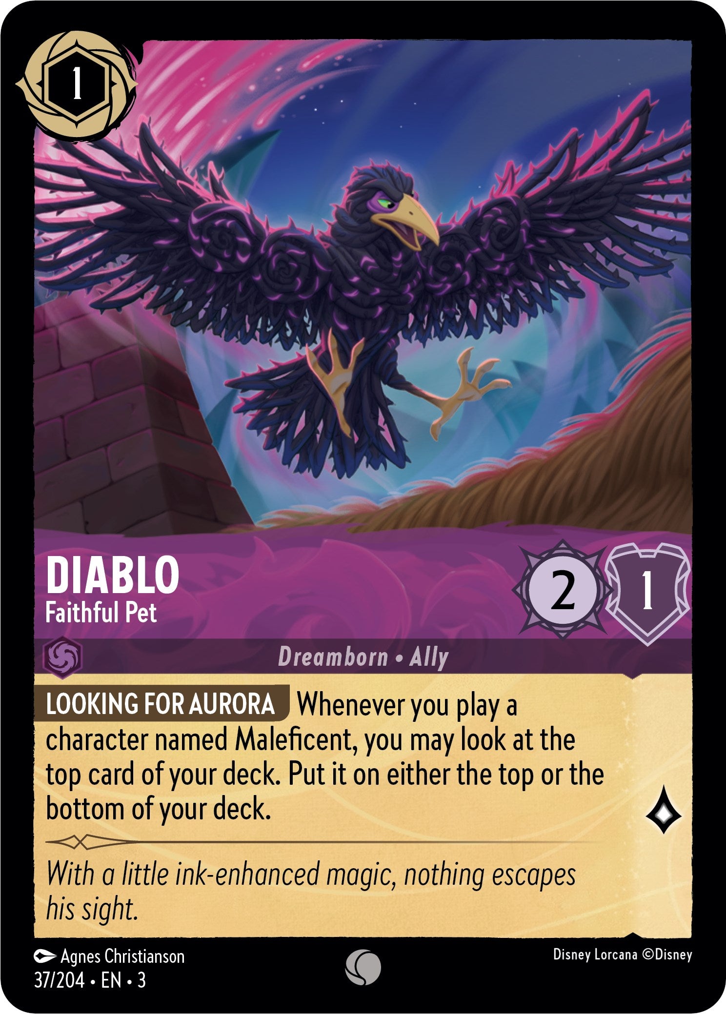 Diablo - Faithful Pet (37/204) [Into the Inklands] | Tabernacle Games