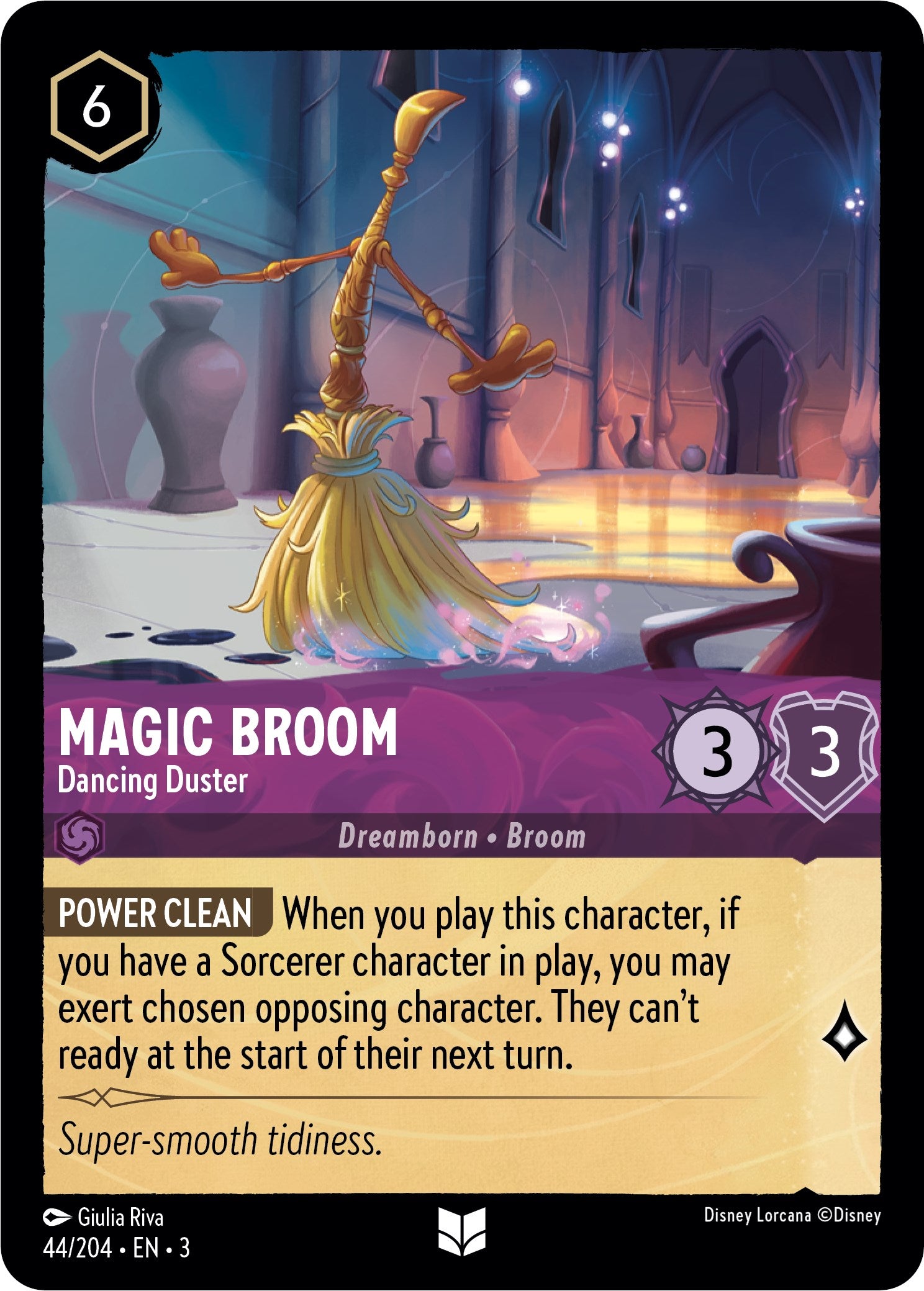 Magic Broom - Dancing Duster (44/204) [Into the Inklands] | Tabernacle Games