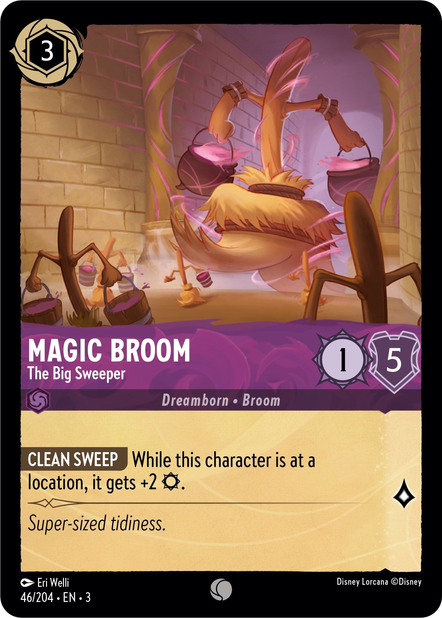 Magic Broom - The Big Sweeper (46//204) [Into the Inklands] | Tabernacle Games